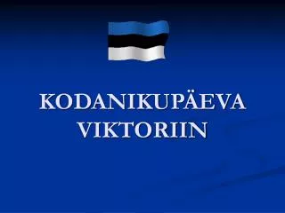 kodanikup eva viktoriin