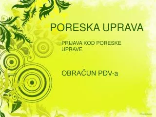 poreska uprava