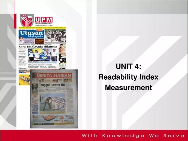 unit 4 readability index measurement