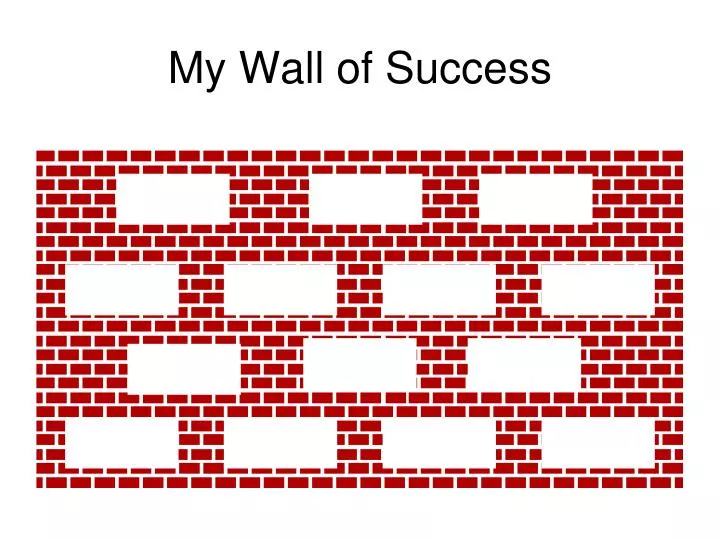 my wall of success