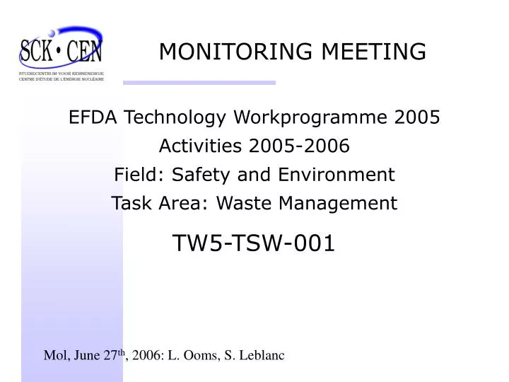 monitoring meeting