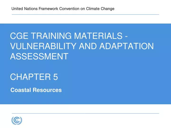 cge training materials vulnerability and adaptation assessment chapter 5