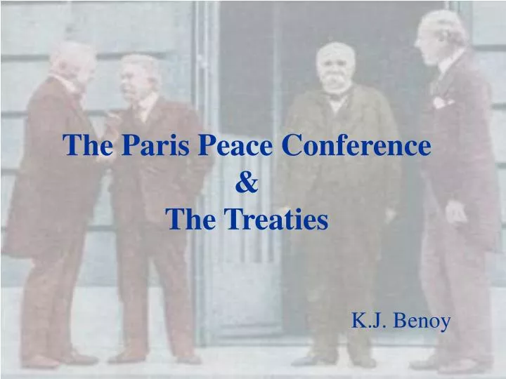 the paris peace conference the treaties