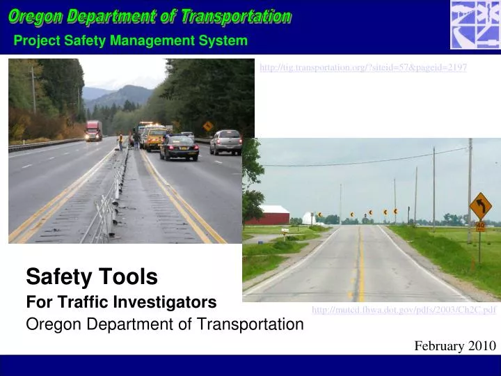 safety tools for traffic investigators oregon department of transportation