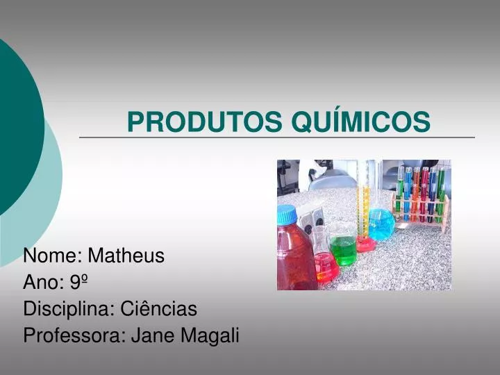 produtos qu micos