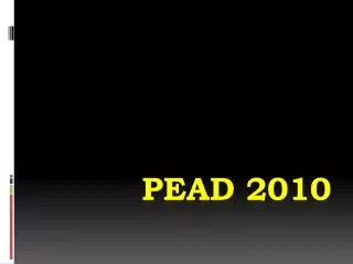 pead 2010