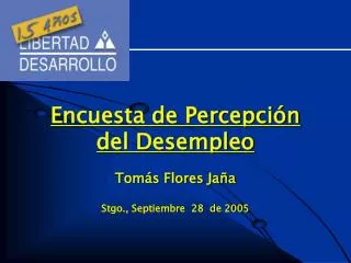 encuesta de percepci n del desempleo