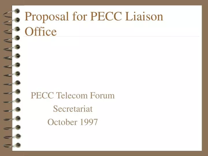 pecc telecom forum secretariat october 1997