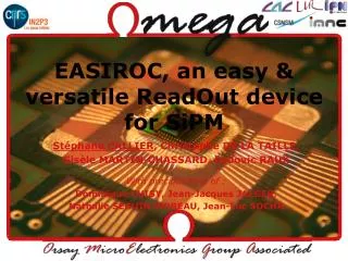 EASIROC, an easy &amp; versatile ReadOut device for SiPM