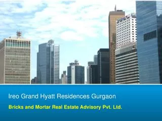 Ireo Grand Hyatt Residences Gurgaon-9650019966 A branded pre
