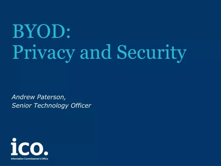 byod privacy and security