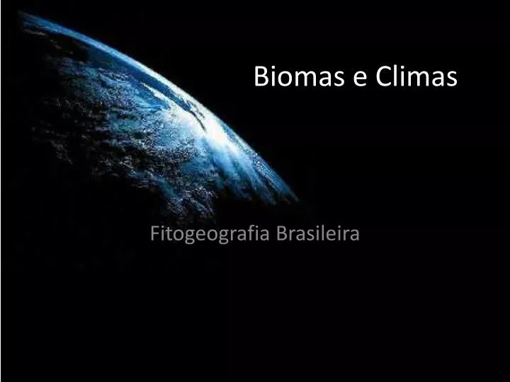 biomas e climas