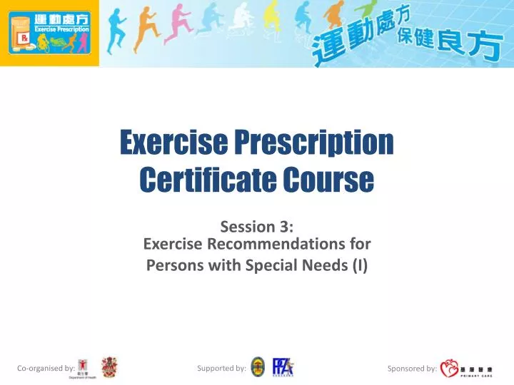 exercise prescription certificate course