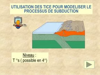 utilisation des tice pour modeliser le processus de subduction