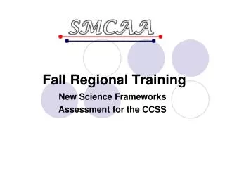 Fall Regional Training