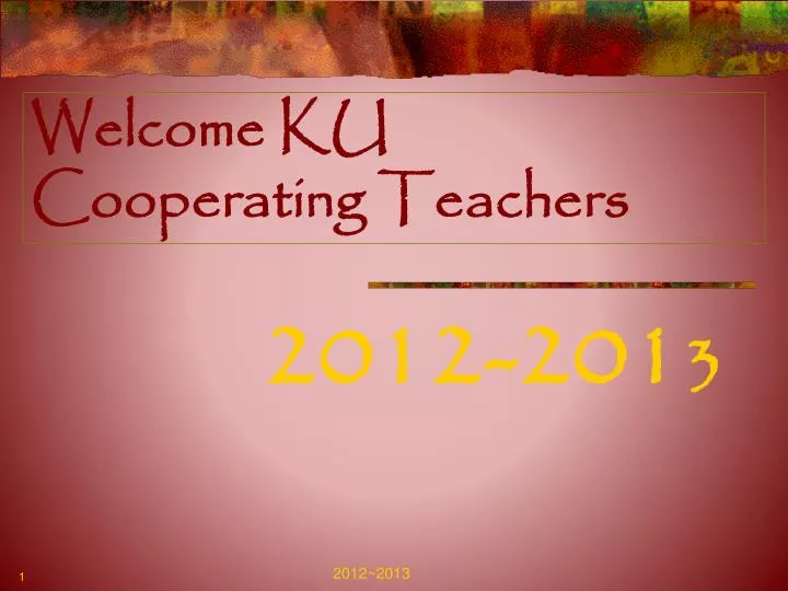 welcome ku cooperating teachers