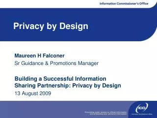 Privacy by Design