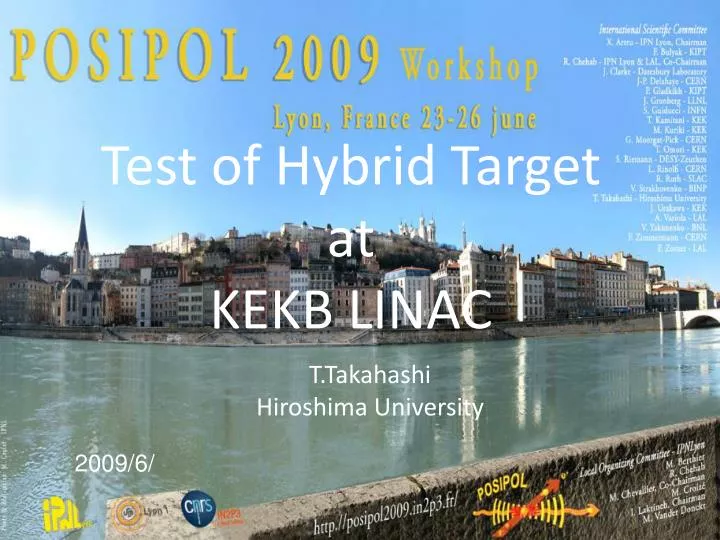 test of hybrid target at kekb linac