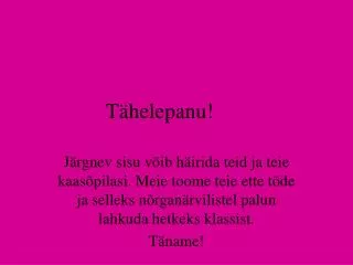 t helepanu
