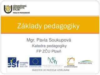 z klady pedagogiky