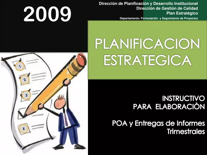 instructivo para elaboraci n poa y entregas de informes trimestrales