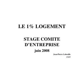 le 1 logement