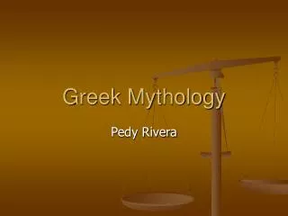 Greek Mythology