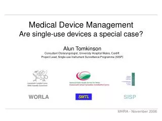 Medical Device Management Are single-use devices a special case?