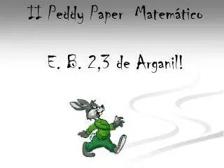 ii peddy paper matem tico e b 2 3 de arganil