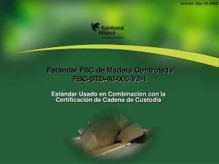 est ndar fsc de madera controlada fsc std 40 005 v2 1