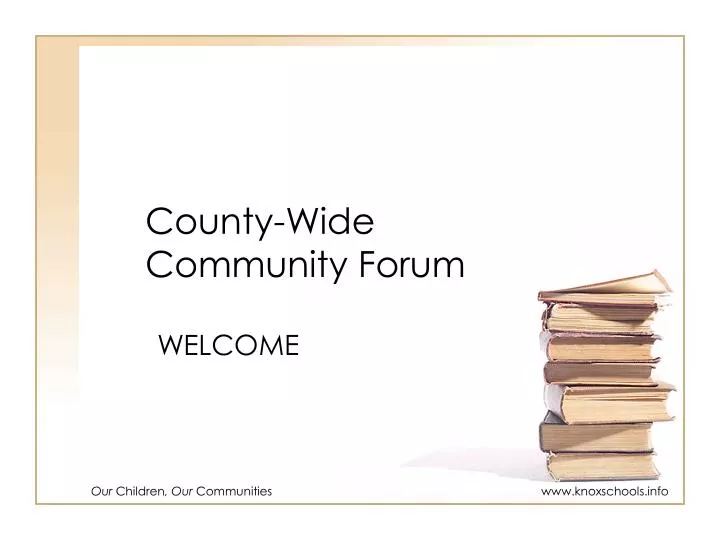 county wide community forum