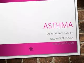 Asthma