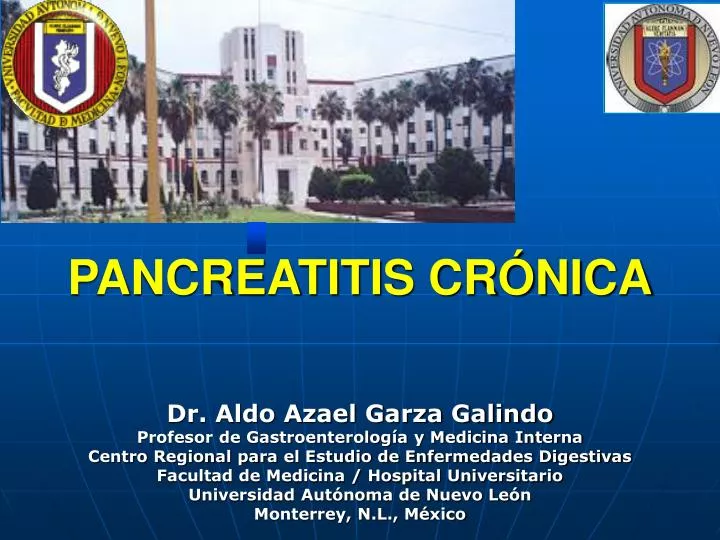 pancreatitis cr nica