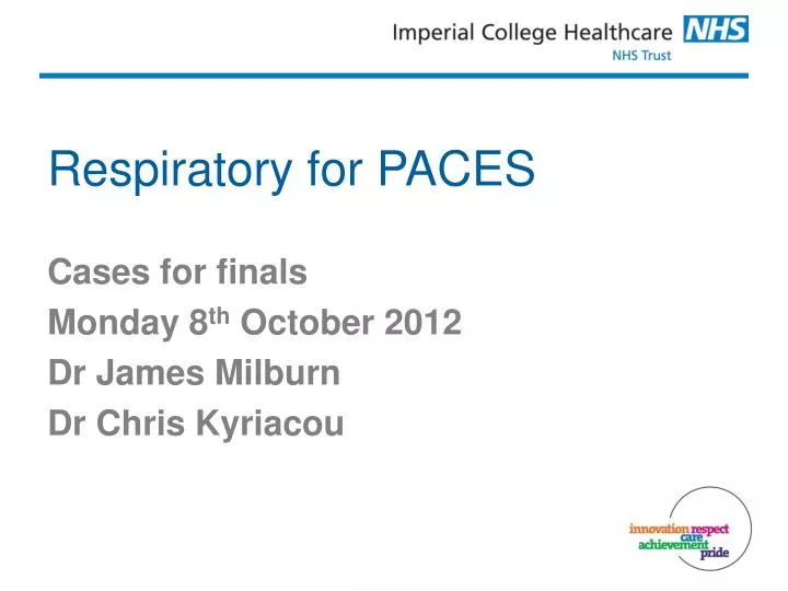 respiratory for paces