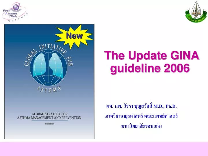 the update gina guideline 2006