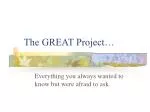 Unlocking Student Potential: Understanding The GREAT Project - slide 1