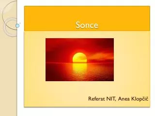 sonce