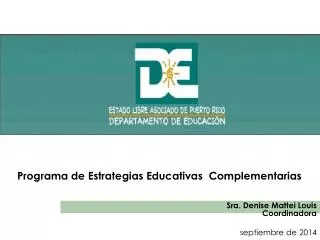 programa de estrategias educativas complementarias