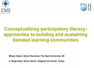 Conceptualizing participatory literacy: