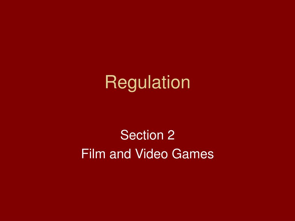 PPT - Regulation PowerPoint Presentation, free download - ID:4578448