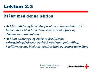 lektion 2 3