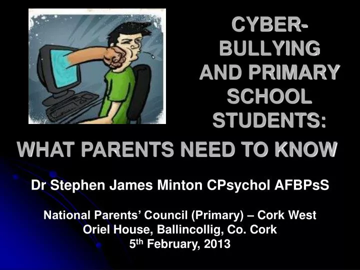 cyber bullying and primary school students