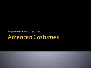 American Costumes