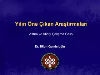 y l n ne kan ara t rmalar