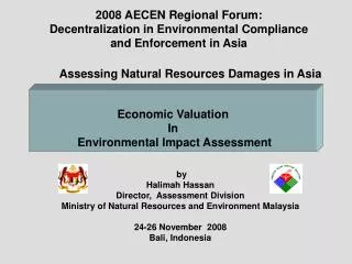 by Halimah Hassan Director, Assessment Division