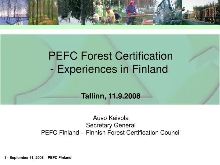 pefc forest certification experiences in finland