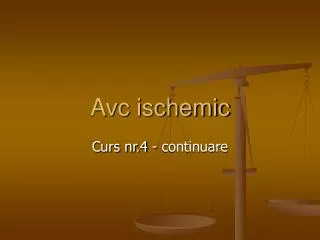 avc ischemic