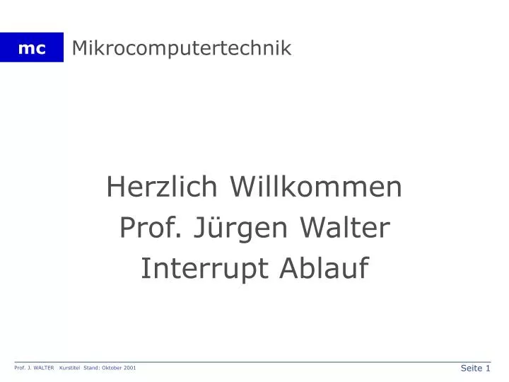mikrocomputertechnik