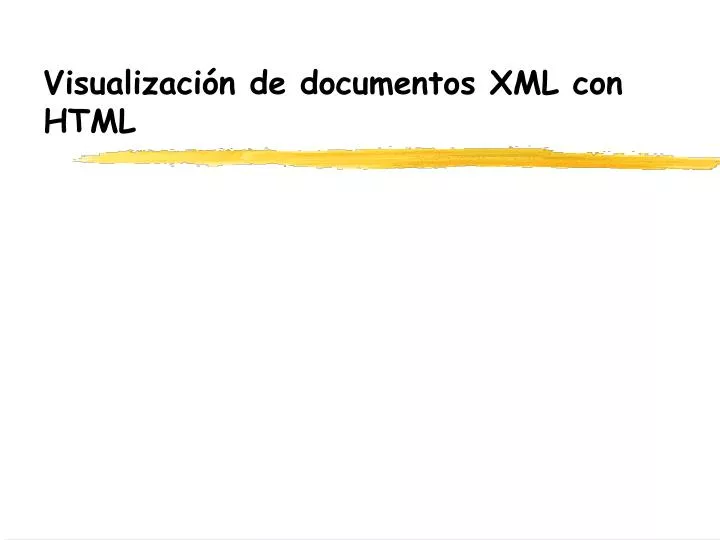 visualizaci n de documentos xml con html