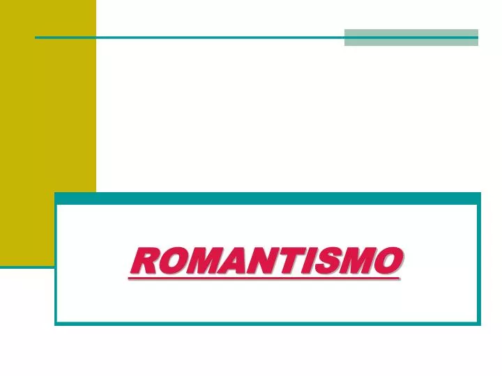 romantismo